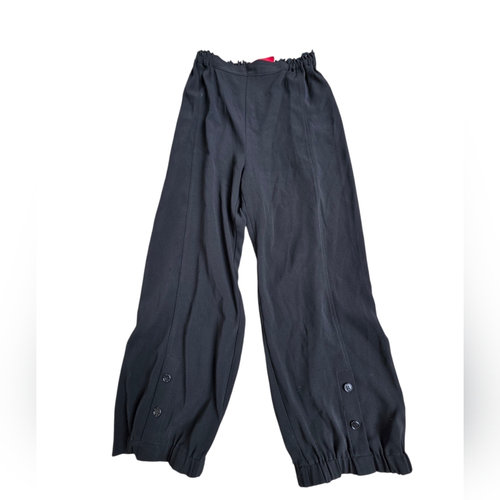 Blanque Black Wide Leg Pants With Button Details Size 0 Blanque Sizing/S